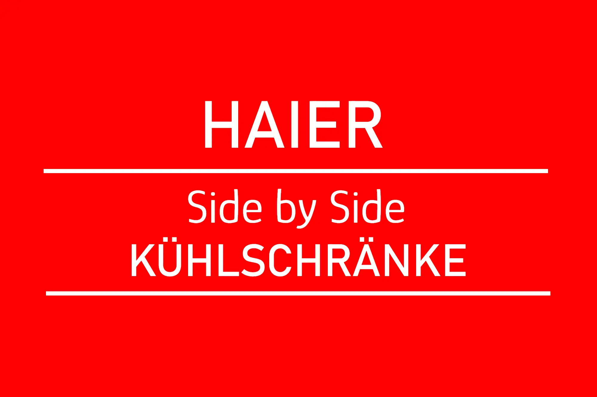HAIER Side by Side Kühlschränke