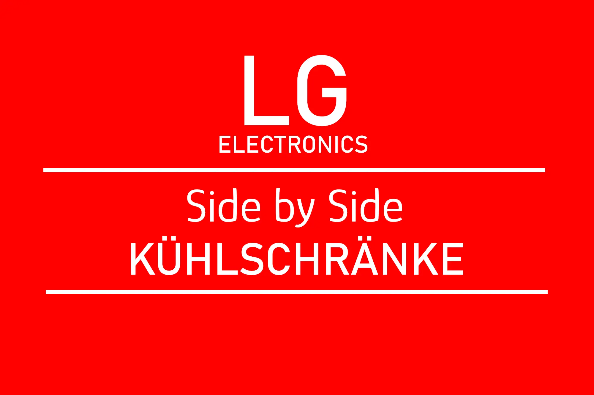 LG Side by Side Kühlschränke